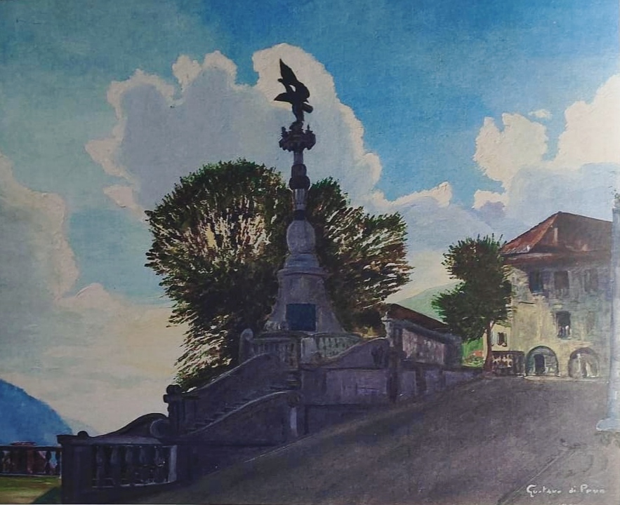 Treppo Carnico Monumento ai Caduti - tempera su tavola - 1967